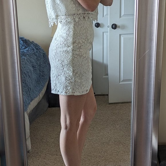Adorable white lace top shop dress - Picture 10 of 11